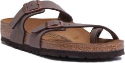 Birkenstock Mayari Slippers Mocha Regular fit | Bruin | Imitatieleer