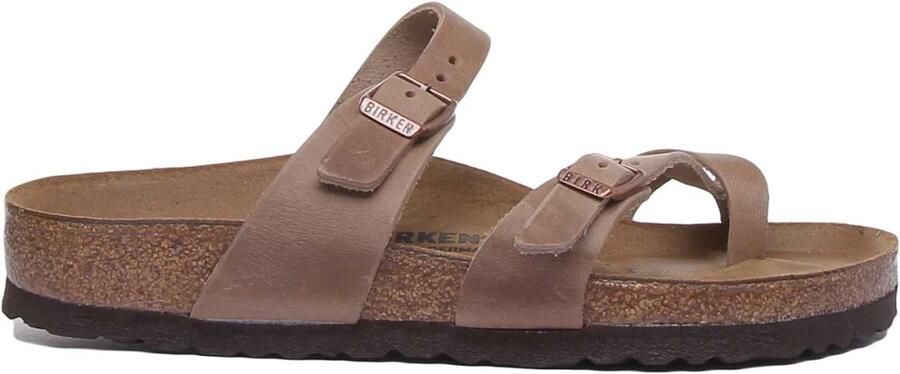 Birkenstock Mayari Dames Slippers Tobacco Brown Regular fit | Bruin | Nubuck