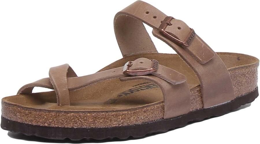 Birkenstock Mayari Dames Slippers Tobacco Brown Regular fit | Bruin | Nubuck - Foto 9