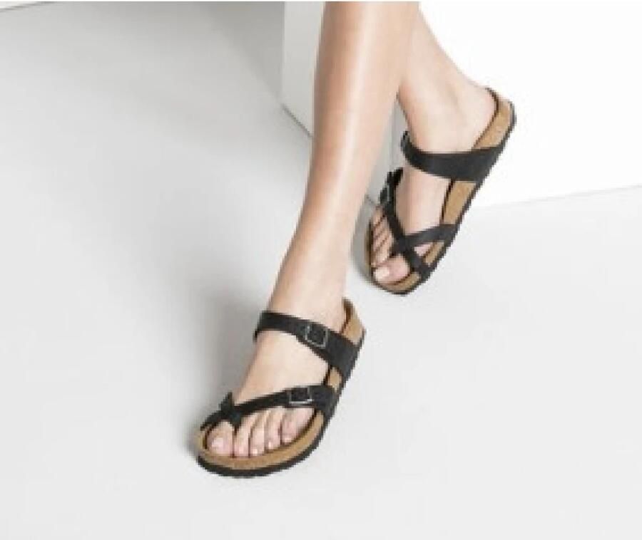 Birkenstock Mayari Dames Slippers Black Regular fit | Zwart | Nubuck - Foto 7
