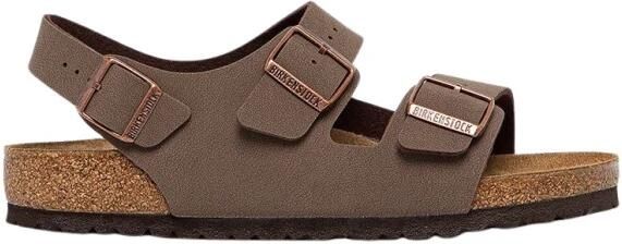 Birkenstock Milano Sandalen Mocha Regular fit | Bruin | Imitatieleer