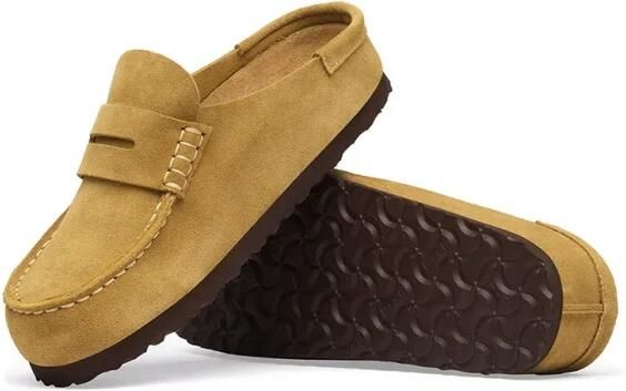 BIRKENSTOCK Mocassins 'Naples' lichtbruin - Foto 4