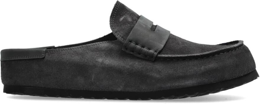 BIRKENSTOCK Muiltjes 'Naples Wrapped' antraciet