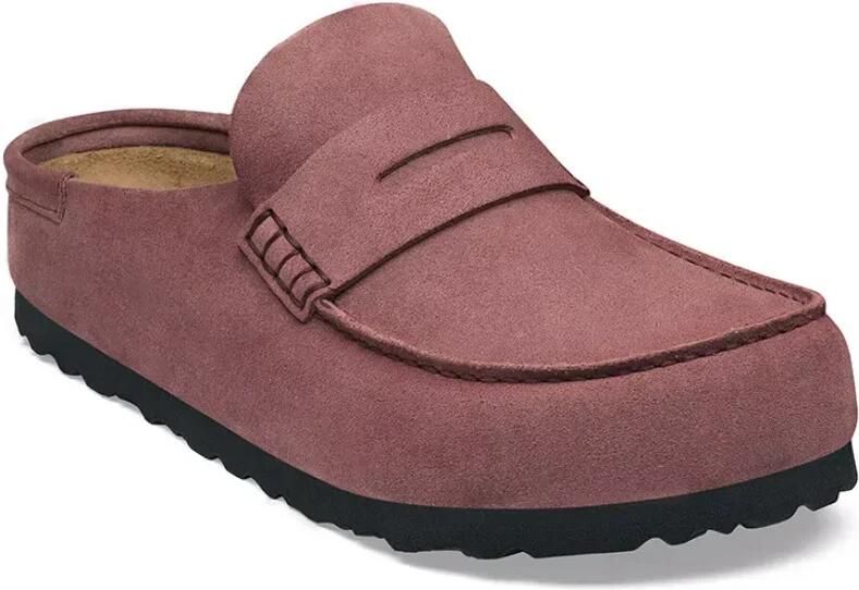 BIRKENSTOCK Muiltjes 'Naples Wrapped' kastanjebruin