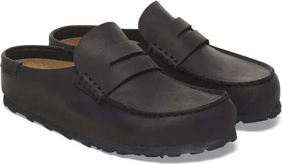 Birkenstock Naples Wrapped Oiled Leather Zwart - Foto 6