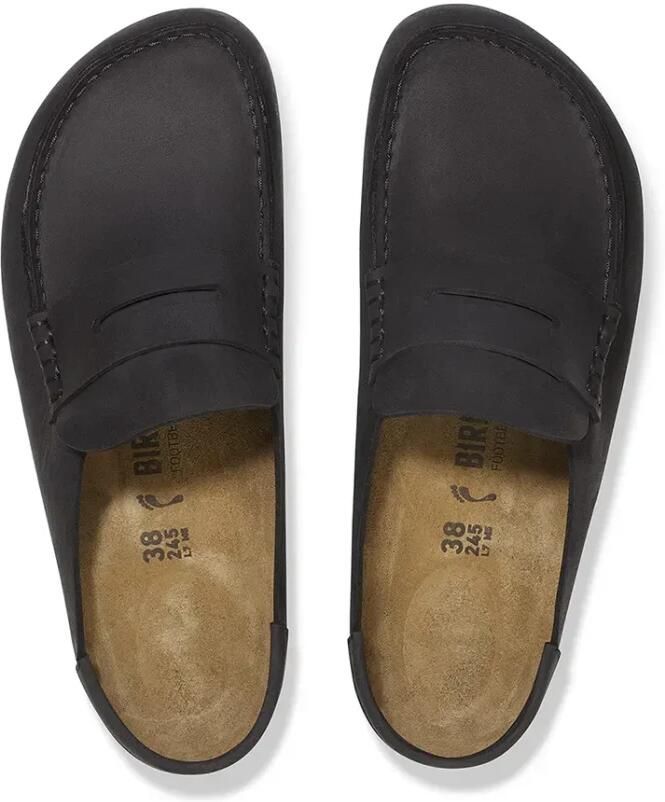 Birkenstock Naples Wrapped Oiled Leather Zwart - Foto 3