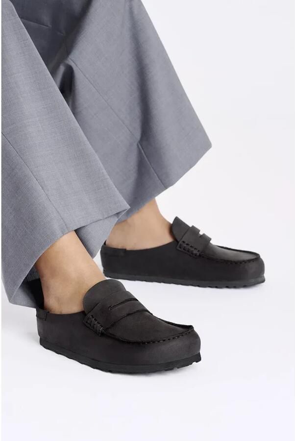 Birkenstock Naples Wrapped Oiled Leather Zwart - Foto 5