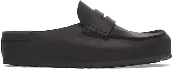 Birkenstock Naples Wrapped Oiled Leather Zwart