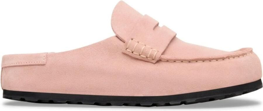 Birkenstock NAPLES WRAPPED SUEDE REGULAR PINK CLAY