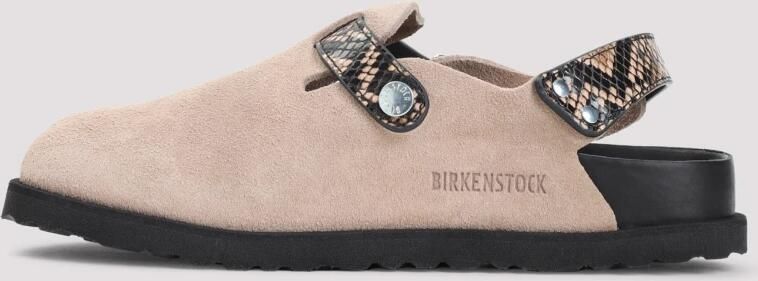 Birkenstock Natuurlijke Slangenstijl Sandalen Beige Dames - Foto 4