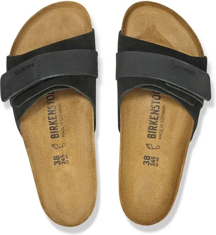 Birkenstock Casual Leren Sandaal met Verstelbare Sluiting Black Dames - Foto 8