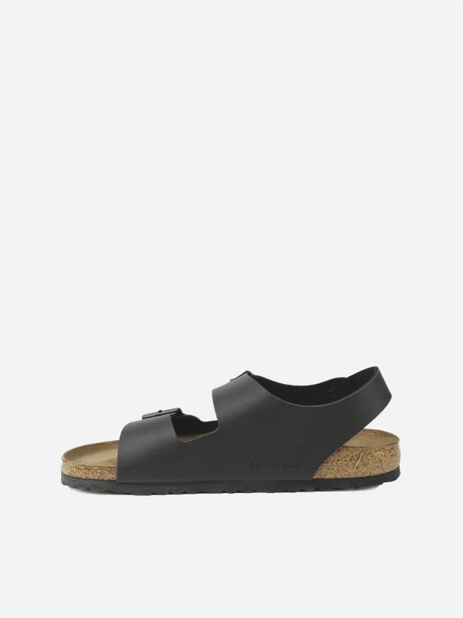 Birkenstock Zwarte Sandalen met Leren en Synthetische Voering Black - Foto 10