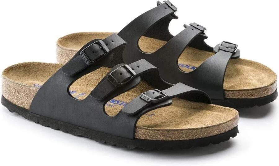 Birkenstock Florida SFB Regular Zwart Slippers Dames Size - Foto 11