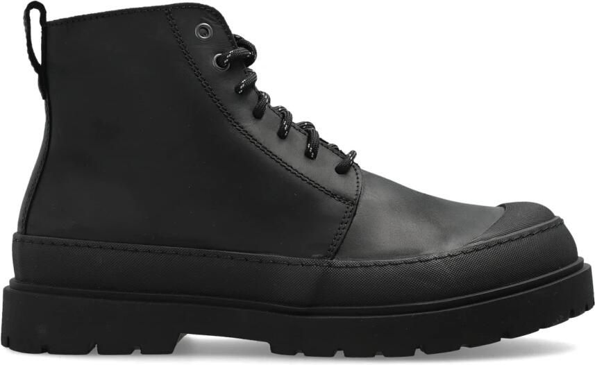 BIRKENSTOCK Veterlaarsjes 'Prescott' zwart