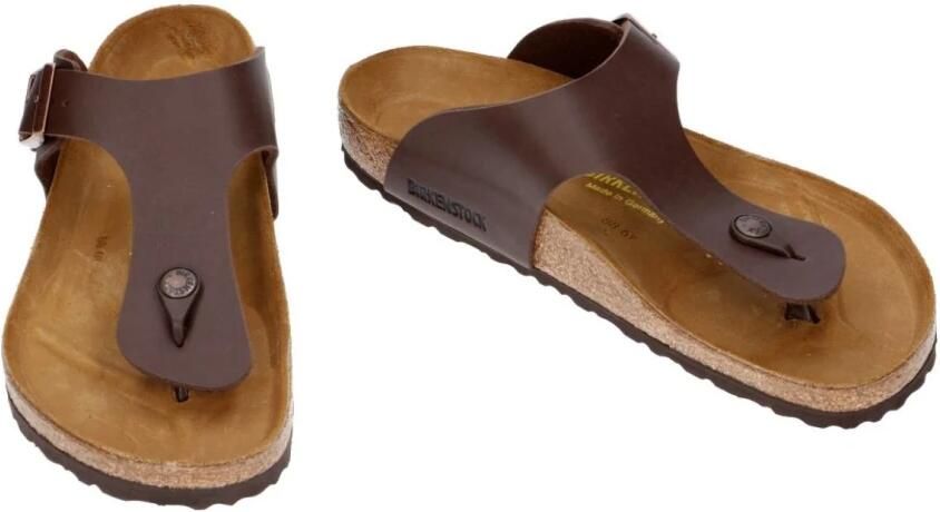 Birkenstock Ramses Habana regular Birko-Flor Nubuck Heren Teenslipper Nubuck Brown - Foto 2