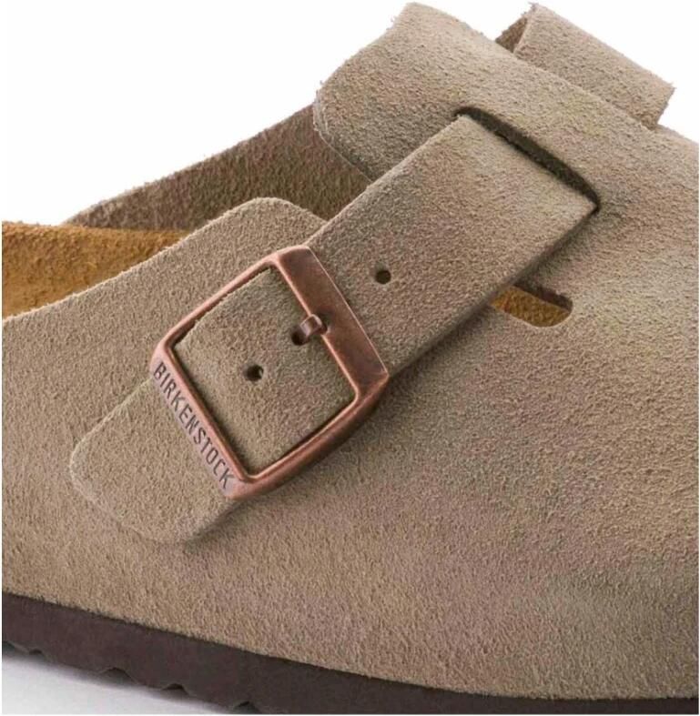 Birkenstock Boston SFB VL Narrow Unisex Clogs Taupe - Foto 5