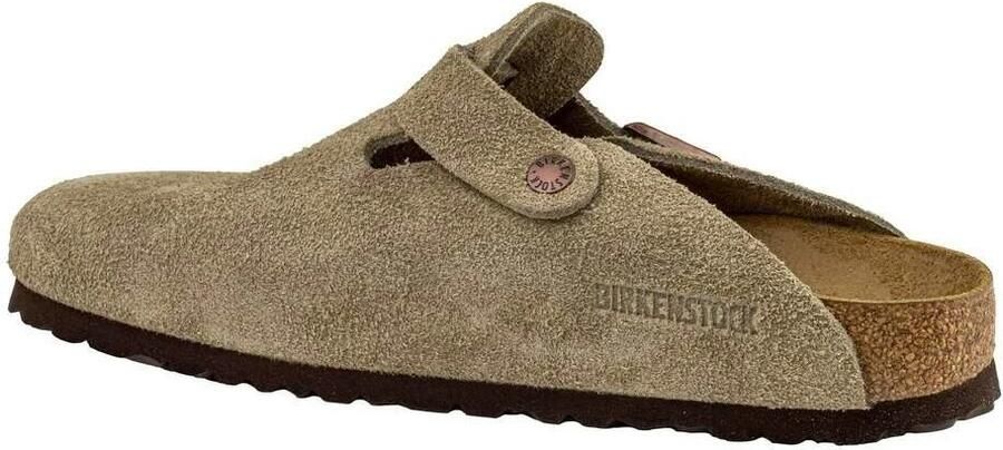 Birkenstock Boston SFB VL Narrow Unisex Clogs Taupe - Foto 7