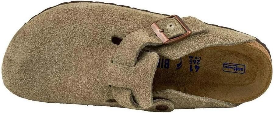 Birkenstock Boston SFB VL Narrow Unisex Clogs Taupe - Foto 2