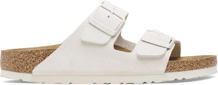 BIRKENSTOCK Slippers Arizona Suède Wit - Foto 12