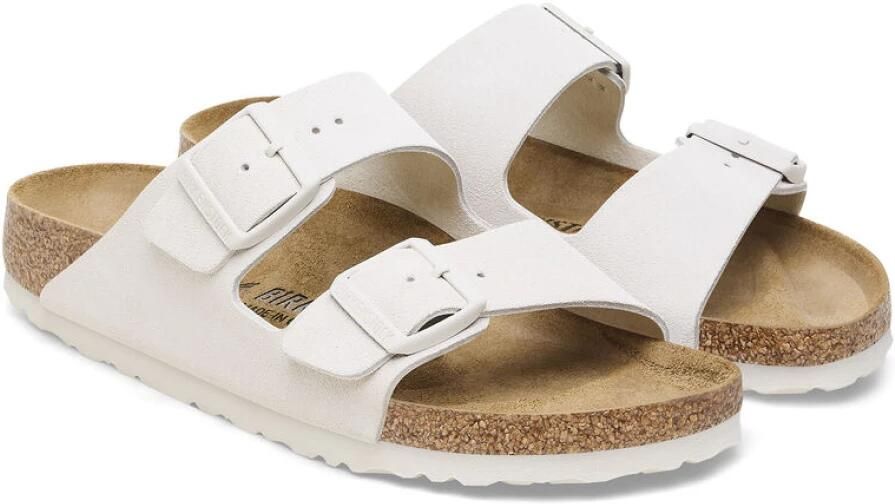 BIRKENSTOCK Slippers Arizona Suède Wit - Foto 10