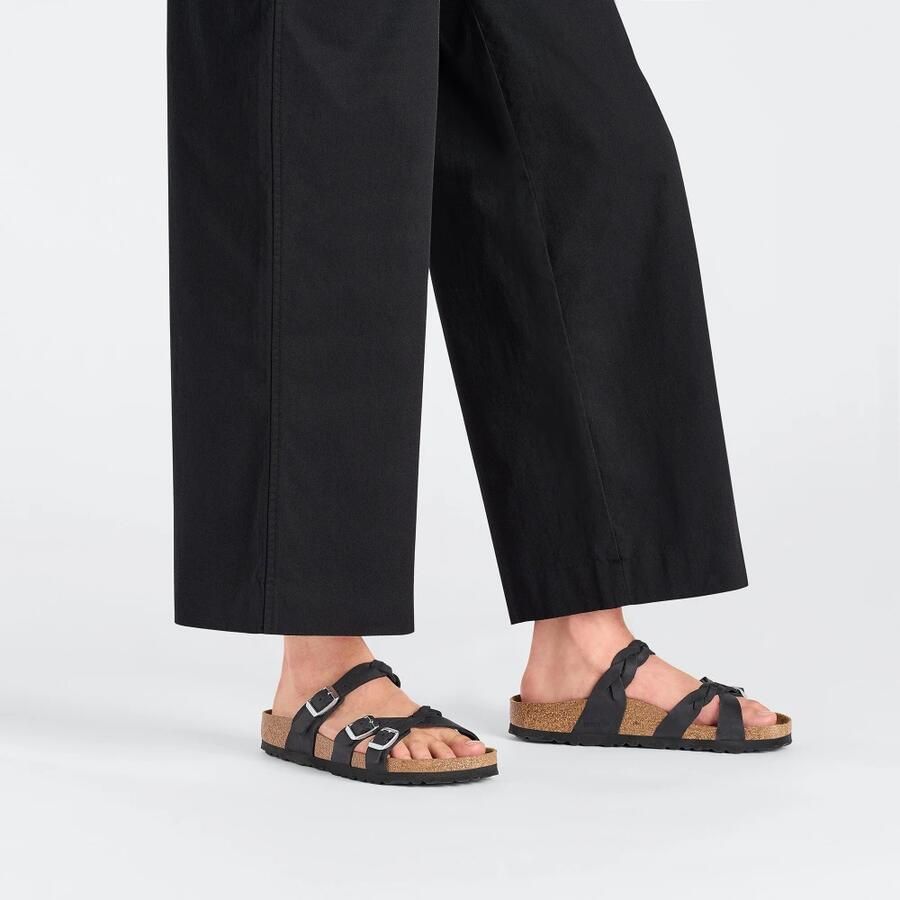 Birkenstock Damessandalen Mayari Vegan Birko-Flor Birkibuc Large Black Dames - Foto 2