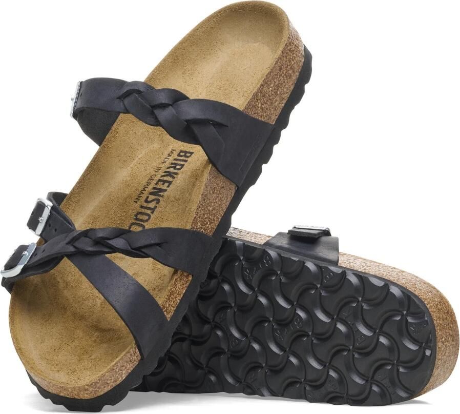 Birkenstock Damessandalen Mayari Vegan Birko-Flor Birkibuc Large Black Dames - Foto 5
