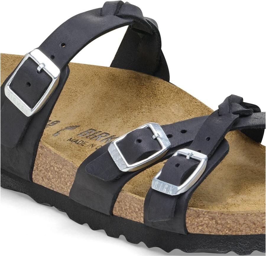 Birkenstock Damessandalen Mayari Vegan Birko-Flor Birkibuc Large Black Dames - Foto 4