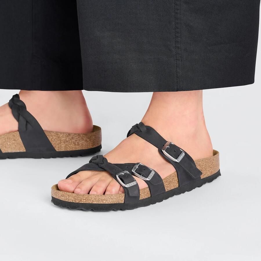 Birkenstock Damessandalen Mayari Vegan Birko-Flor Birkibuc Large Black Dames - Foto 3