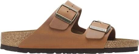 Birkenstock Arizona Natural Leather Oiled Narrow Fit Cognac - Foto 6