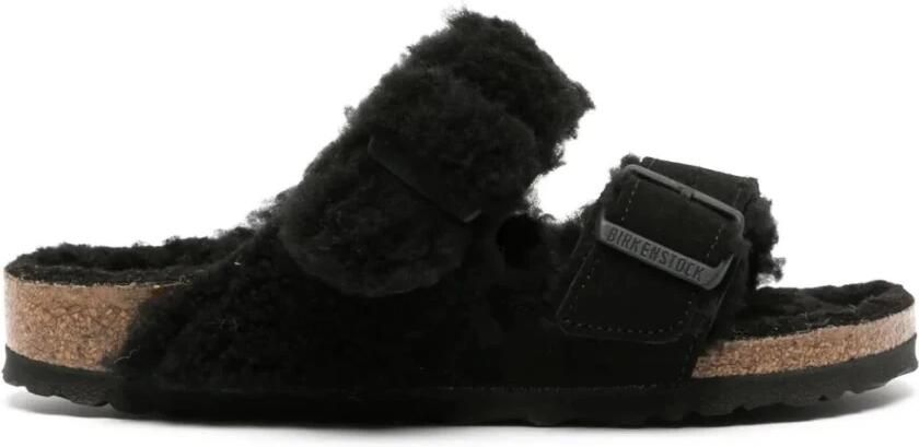 Birkenstock Schapenvacht Suède Pantoffels