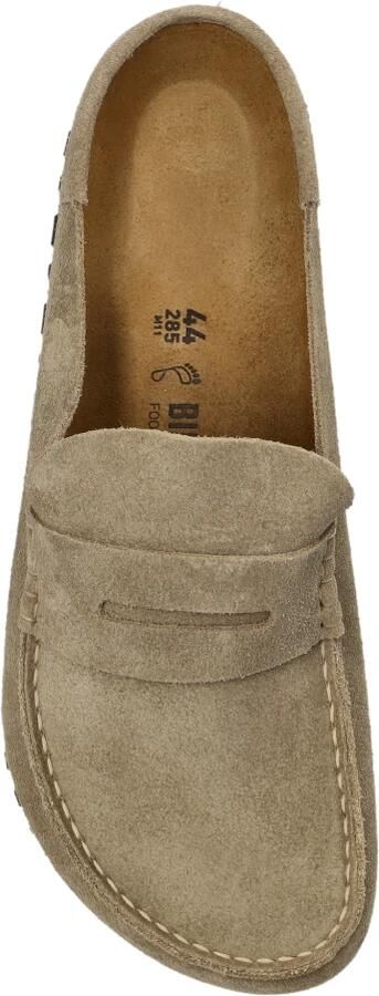 BIRKENSTOCK Instappers Heren Naples Maat: 40 Materiaal: Suède Kleur: Beige - Foto 7
