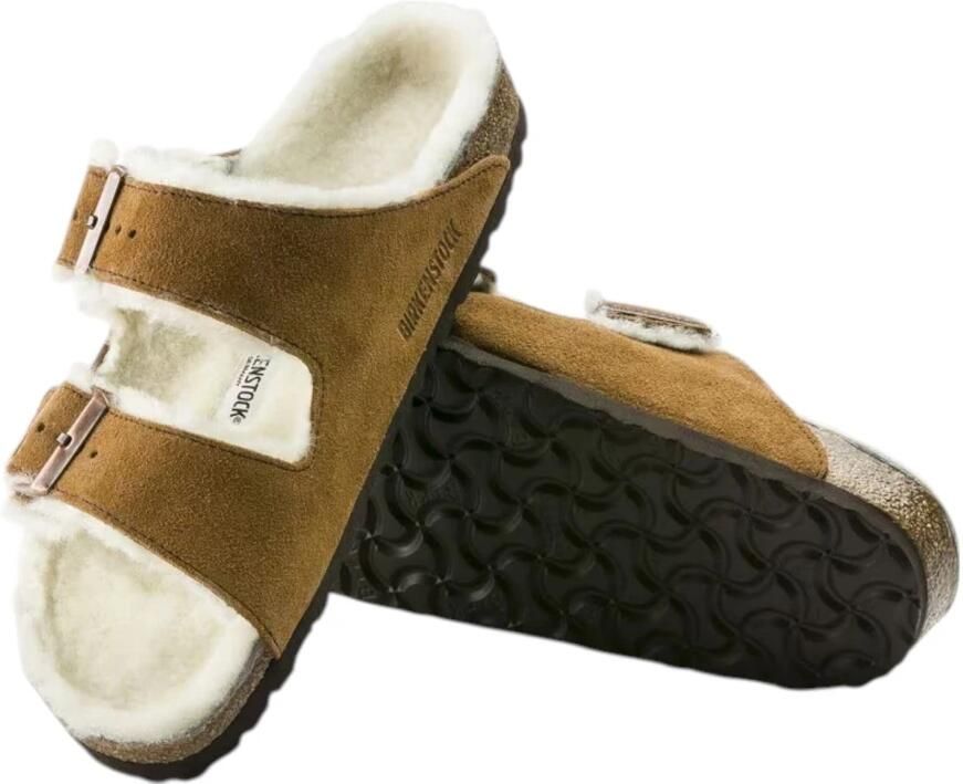 Birkenstock Arizona Shearling Slippers Mink Regular fit | Bruin | Suède - Foto 8