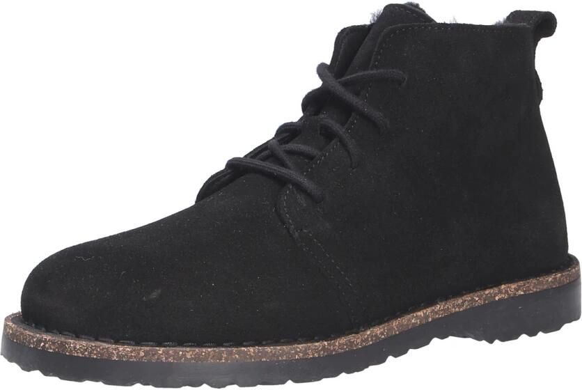 Birkenstock UPPSALA CHUKKA SHEARLING SUEDE Hoge sneakersHoge sneakersVeterbootsDames veterschoenenDames sneakersVrije tijd half-hoogHalf-hoge schoenenHeren veterschoenHeren sneakers Zwart - Foto 3