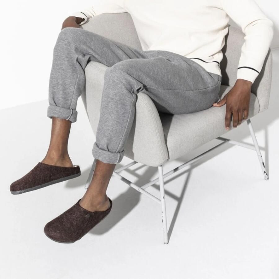 Birkenstock Geïnspireerde binnenslippers met verwijderbare inlegzool Bruin - Foto 9