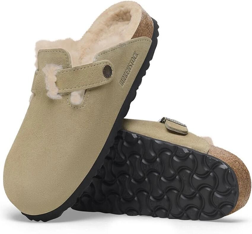 BIRKENSTOCK Instappers Boston W Maat: 43 Materiaal: Suède Kleur: Taupe - Foto 5