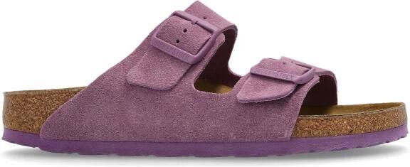 Birkenstock Suède Leren Sandalen in Mauve - Foto 1