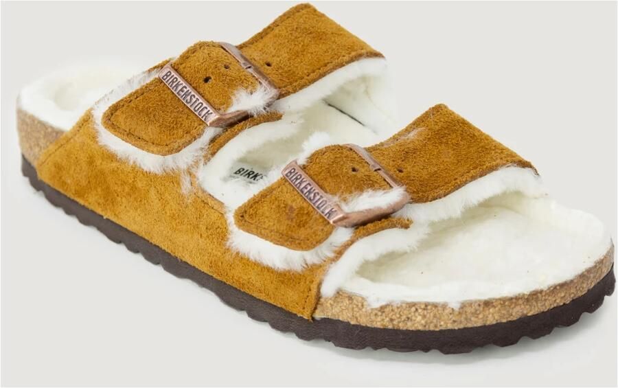 Birkenstock Arizona Shearling Slippers Mink Regular fit | Bruin | Suède - Foto 9