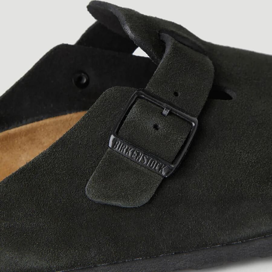Birkenstock slipper BOSTON Black Veloursleder Suede Soft Footbed regular - Foto 2