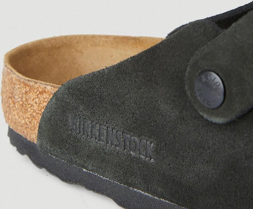Birkenstock slipper BOSTON Black Veloursleder Suede Soft Footbed regular - Foto 3
