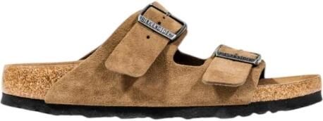 Birkenstock Sandalen Arizona SF Suede Leather Narrow Dark Tea Tonal - Foto 4