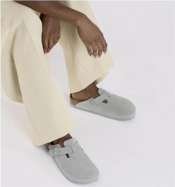 Birkenstock Suède Leren Klomp - Foto 2