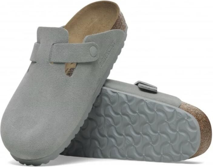 Birkenstock Suède Leren Klomp - Foto 4
