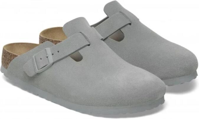 Birkenstock Suède Leren Klomp - Foto 5