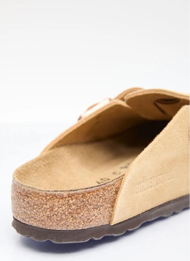 Birkenstock Latte Cream Suède Klompen Beige - Foto 4