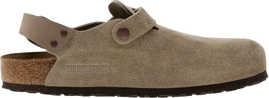 Birkenstock Klompen Tokio Suede Leather Taupe