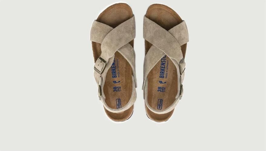Birkenstock Dames schoenen Tulum SFB VL Taupe 1024110 Narrow Taupe - Foto 17