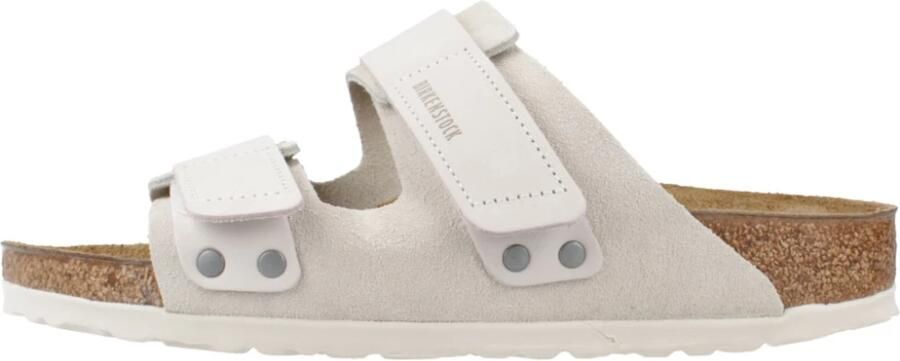 BIRKENSTOCK Slippers Heren Uji Heren Nubuck Wit - Foto 7
