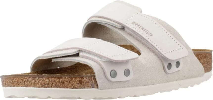 BIRKENSTOCK Slippers Heren Uji Heren Nubuck Wit - Foto 9
