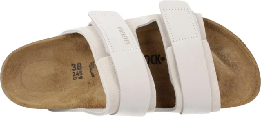 BIRKENSTOCK Slippers Heren Uji Heren Nubuck Wit - Foto 8