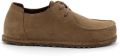 Birkenstock Ballerina's Utti Lace Suede Leather Regular Solid Gray Taupe - Grijs